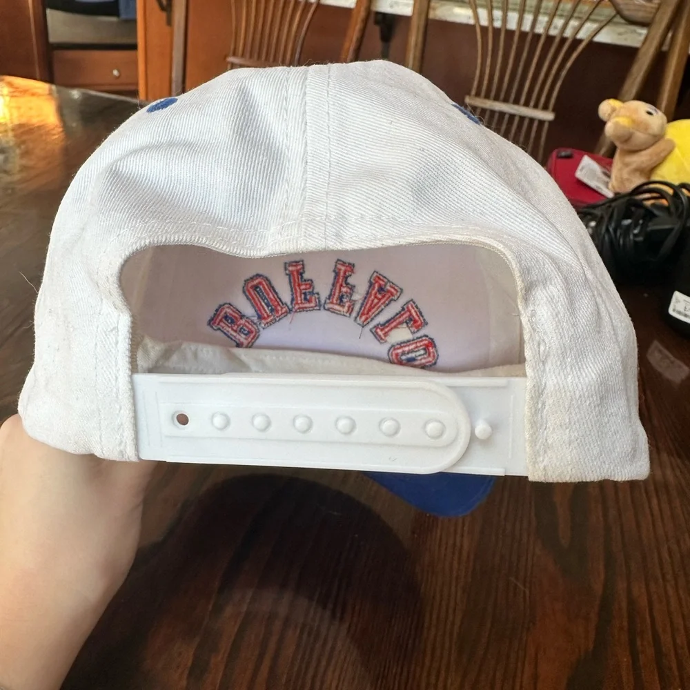 BUFFALO - Upside Down Blue & White Two-Tone hat used